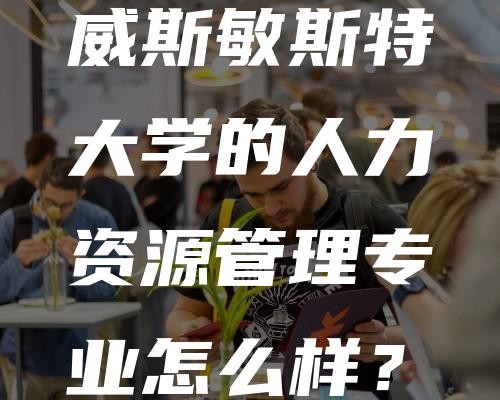 威斯敏斯特大学的人力资源管理专业怎么样？