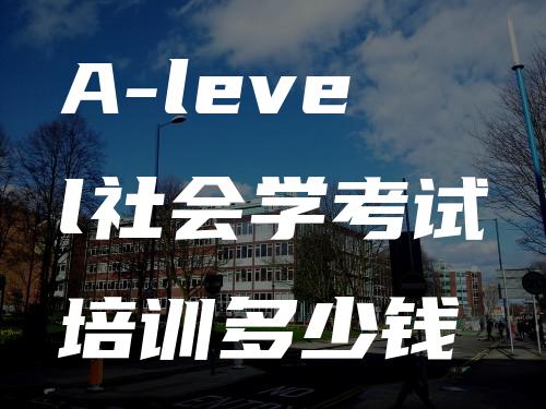 A-level社会学考试培训多少钱