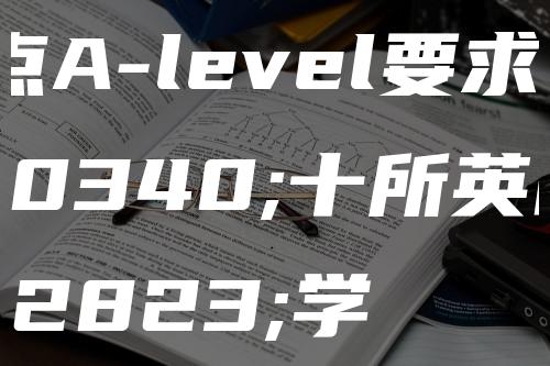 盘点A-level要求的十所英国大学